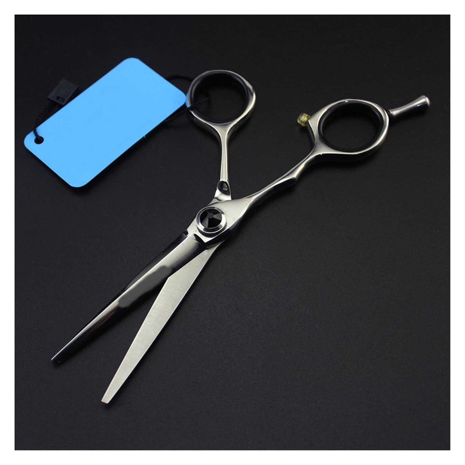 Outils de coiffure Ciseaux de coupe de cheveux pour main gauche, pour salon de coiffure, ciseaux de coupe de cheveux (couleur : coupe sans étui) (coupe ajouter un étui B)
