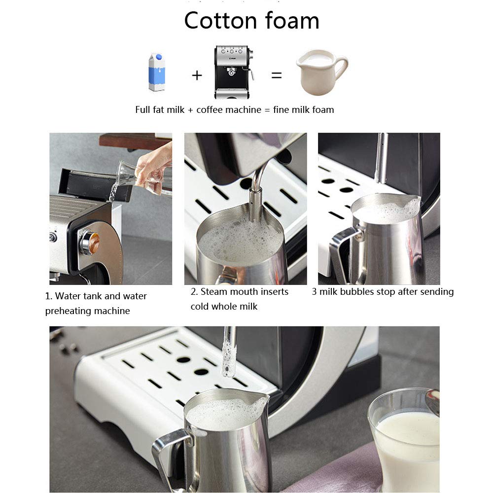 Amazon.co.jp: コーヒーマシンwithミルク泡立て器オールインワン