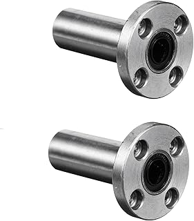 BETOOKY 2Pcs Rolamentos Lineares Rolamentos De Esferas Rolamentos De Rolos Rolamentos Lineares De Flange Rolamento De Esferas De Movimento Linear Extra Longo Rolamentos De Esferas