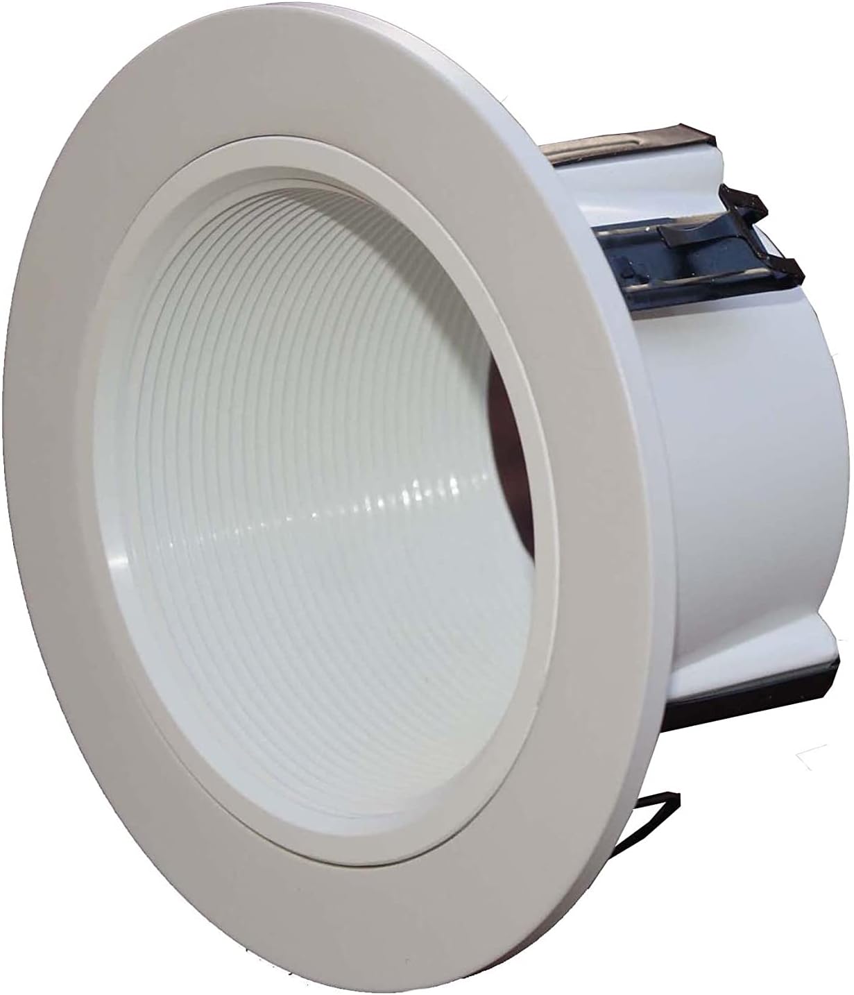4 Inches Line Voltage Phenolic Stepped Baffle Trim/trims for Recessed Light/lighting-white-Replaces Halo 993W Model: JBL4-201-WH-WH (Hardware & Tools Store)
