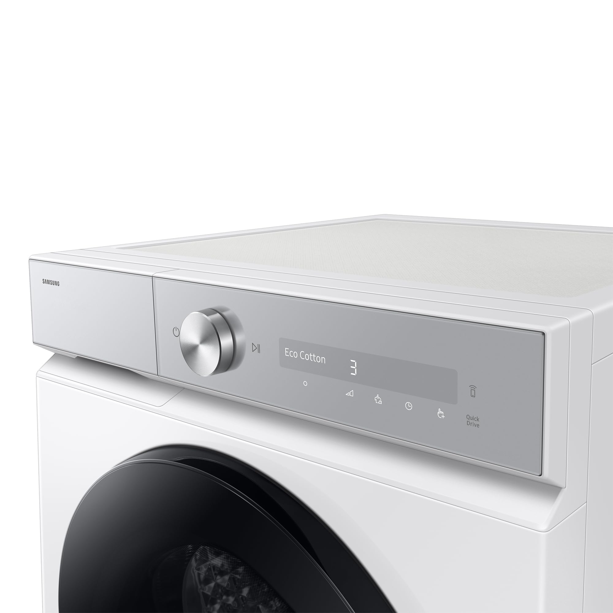 Samsung DV90DB8845GHU2 Wärmepumpentrockner DV8400D, 9 kg, EEK: A, AI Wäschetrockner mit Klartext-Display, AI Dry+, QuickDrive, SuperSpeed, Super Leise Programm, SmartThings-App, Weiß