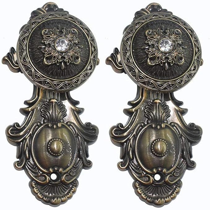 Opbsite Vintage Curtain Holdbacks Luxury Antique Bronze