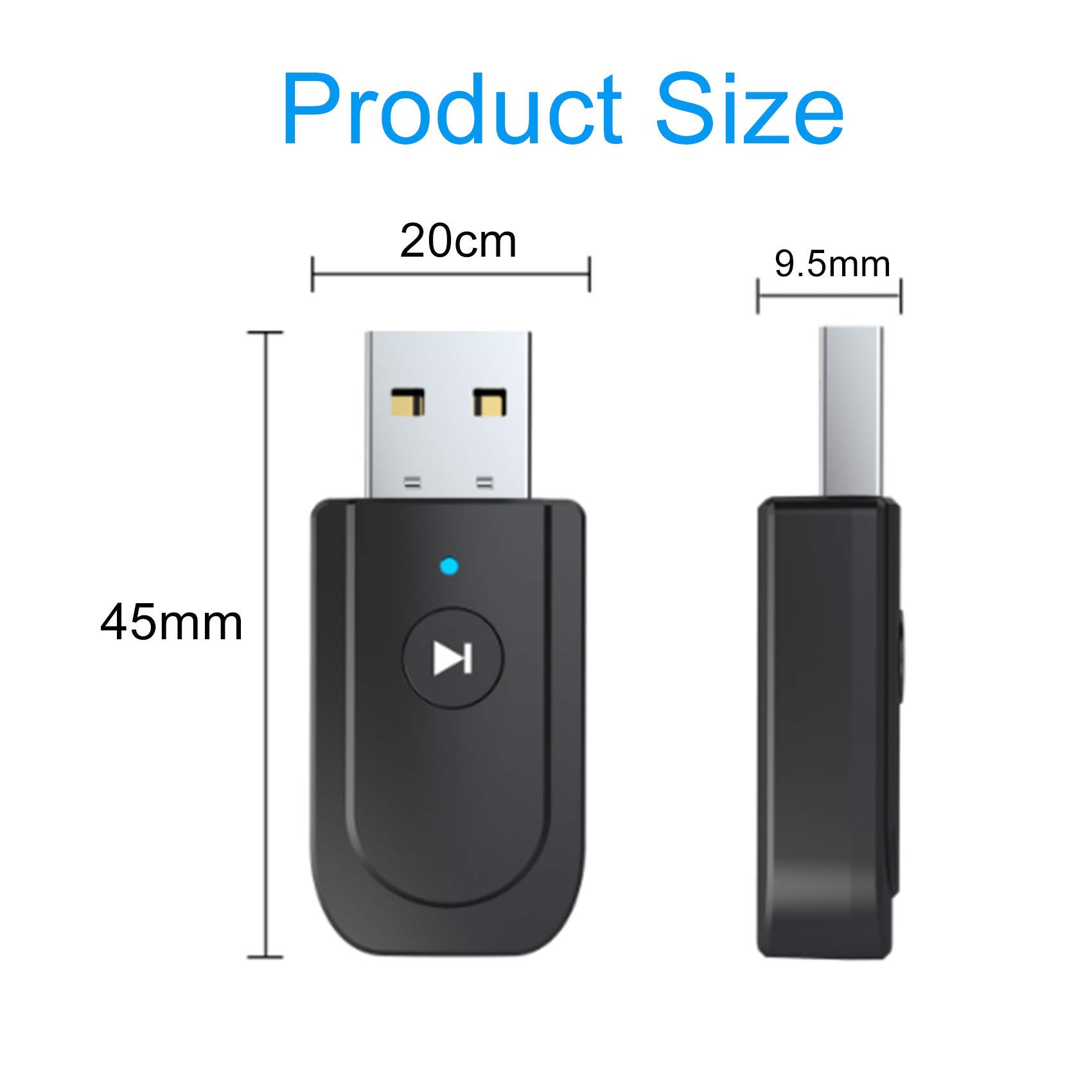Bluetooth USB Dongle - Bluetooth PC Adapter, Touchead