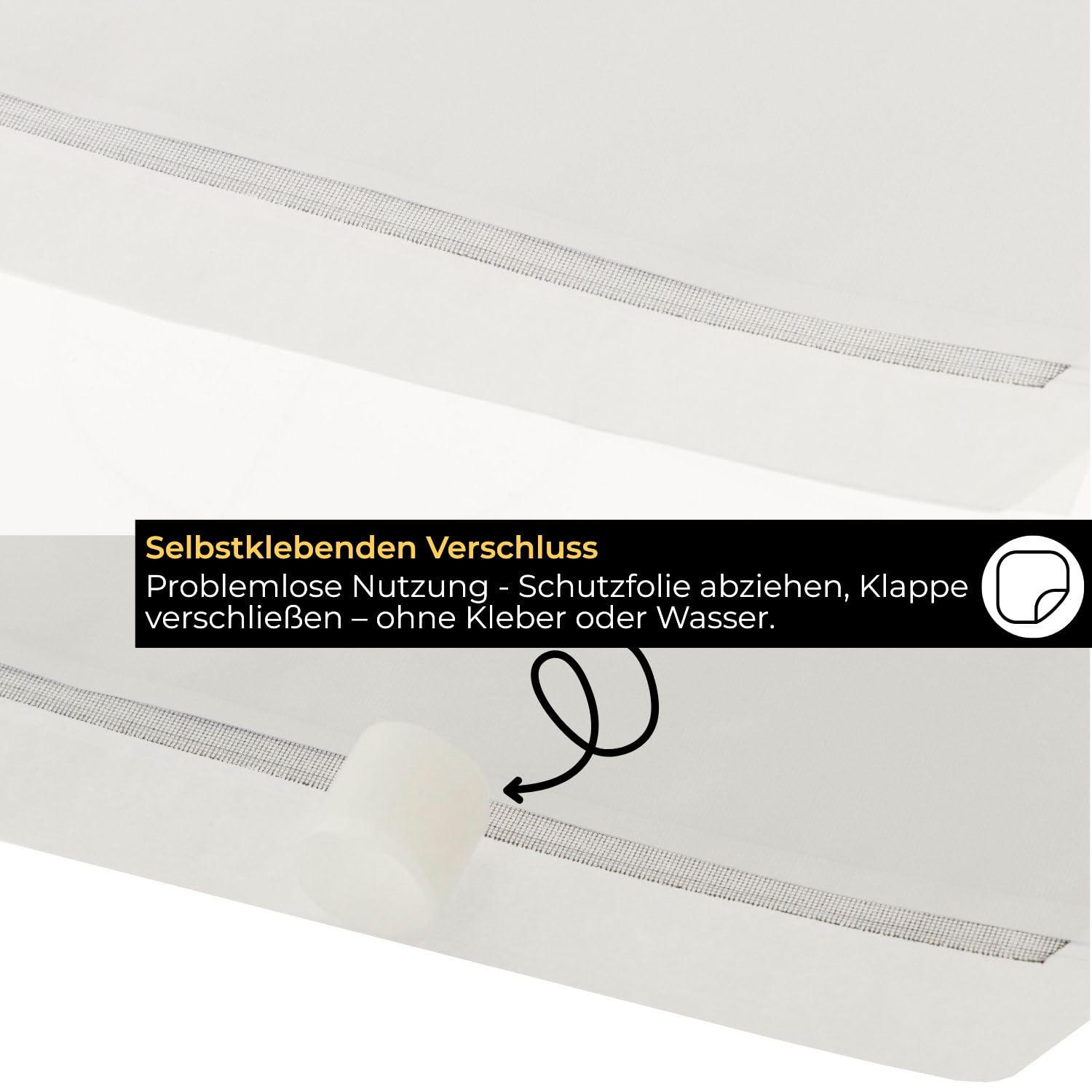 1000 Enveloppes C4 Blanches, 229 x 324 mm, 90g, Autocollante