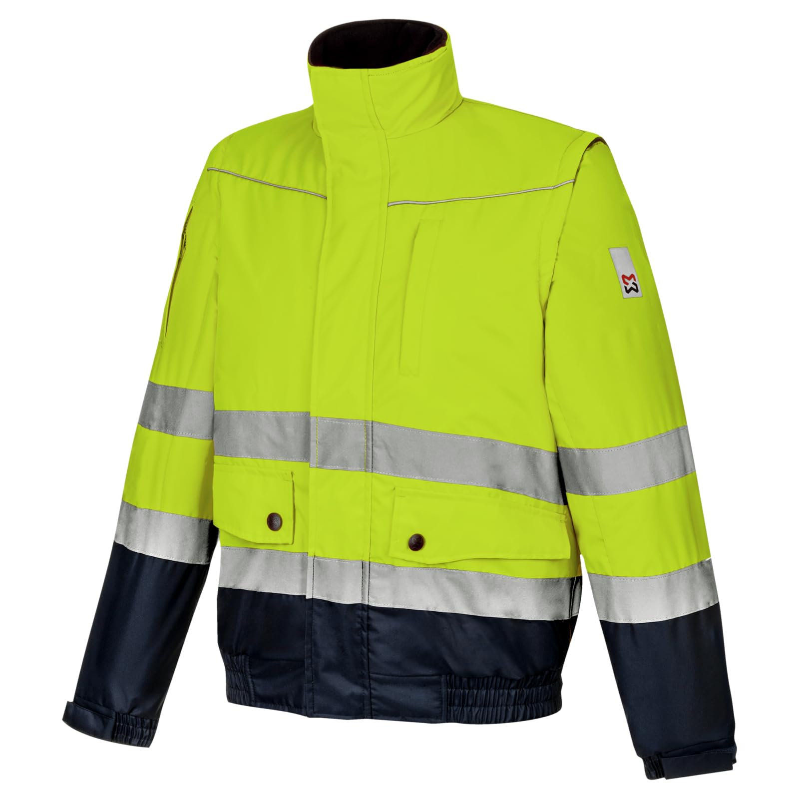 WÜRTH MODYF Chaqueta térmica de alta visibilidad 2 en 1 amarilla para hombre