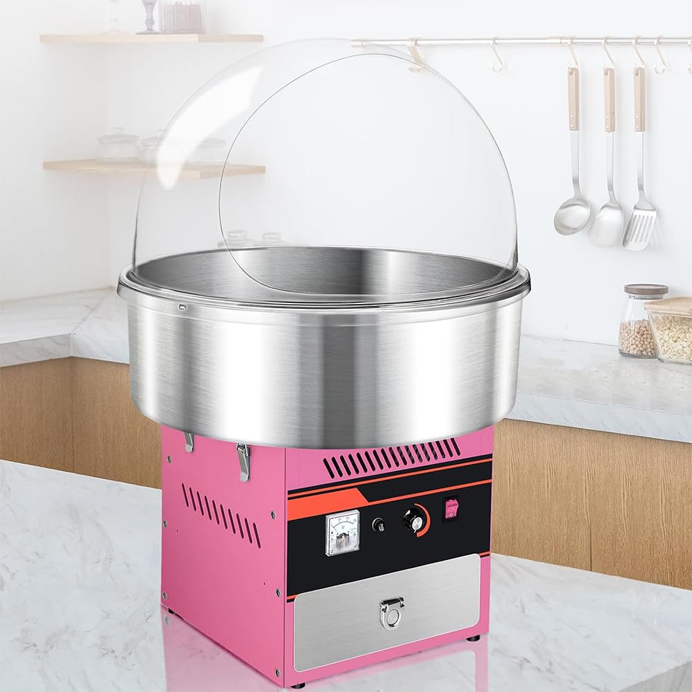 52cmわたあめ機カバー、バブルシールド透明なプラスチック製のドーム蓋