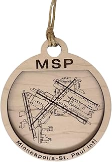 Airport Christmas Ornament: Personalized Aviation Gift, Pilot Christmas Gift, Pilot Gifts, Unique Pilot Gifts, Pilot Gifts for men, Pilot gifts for Women, Pilot Retirement Gift