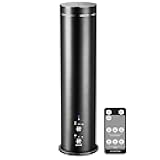 Waterless Essential Oil Diffuser Large Room Scent Diffuser for Home, Office, Hotel and Spas - Aromatherapy Diffuser Fragrance Oil Machine, Remote Control, Timer, Black