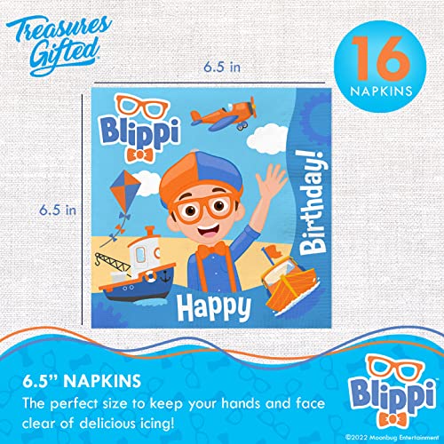 image for Treasures Gifted Officially Licensed Blippi Birthday Party Supplies - 
