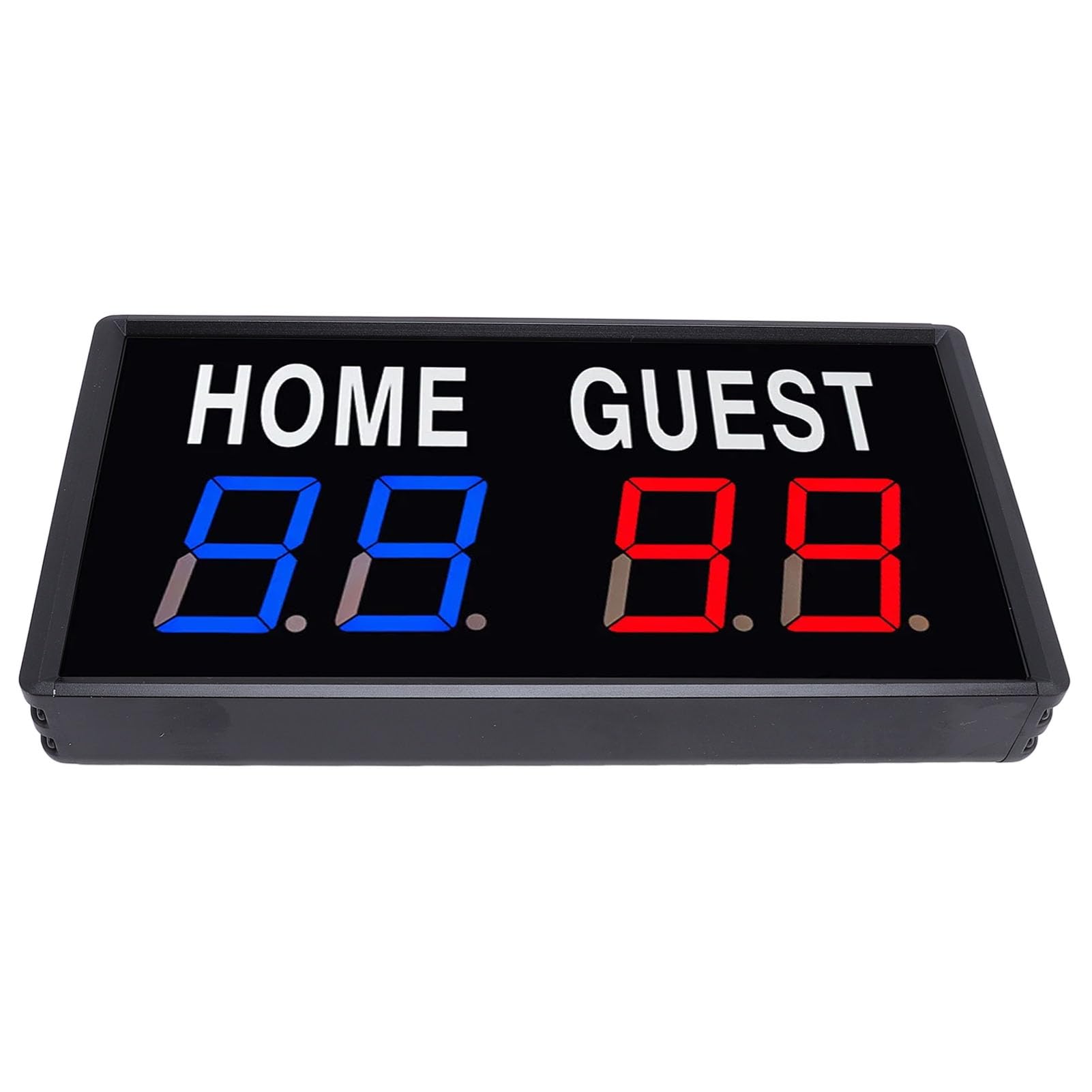 CHICIRIS Tabellone Segnapunti Digitale, Orologio Elettronico a LED con Segnapunti con Telecomando, Design Portatile per Sport di Basket e Badminton