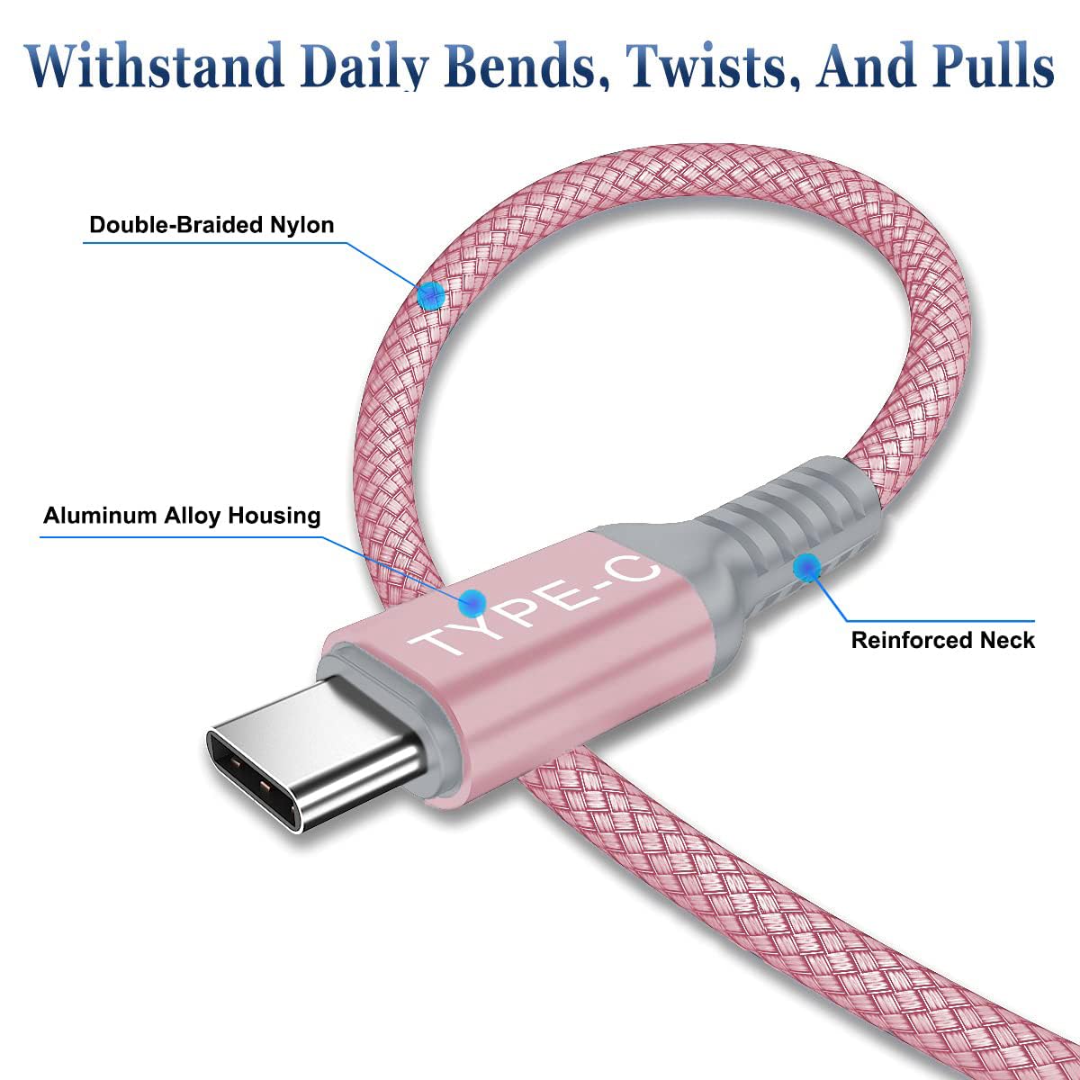 BASESAILOR Cavo USB-C a C 100W 2M con Adattatore USB,Caricatore Rapido 20V/5A PD per MacBook,iPad Pro 2022 Generazione, iPhone 15 Pro Max,Samsung Galaxy Z Flip Fold5 S23 S22 S21 S20 S10 A54 A53 A90
