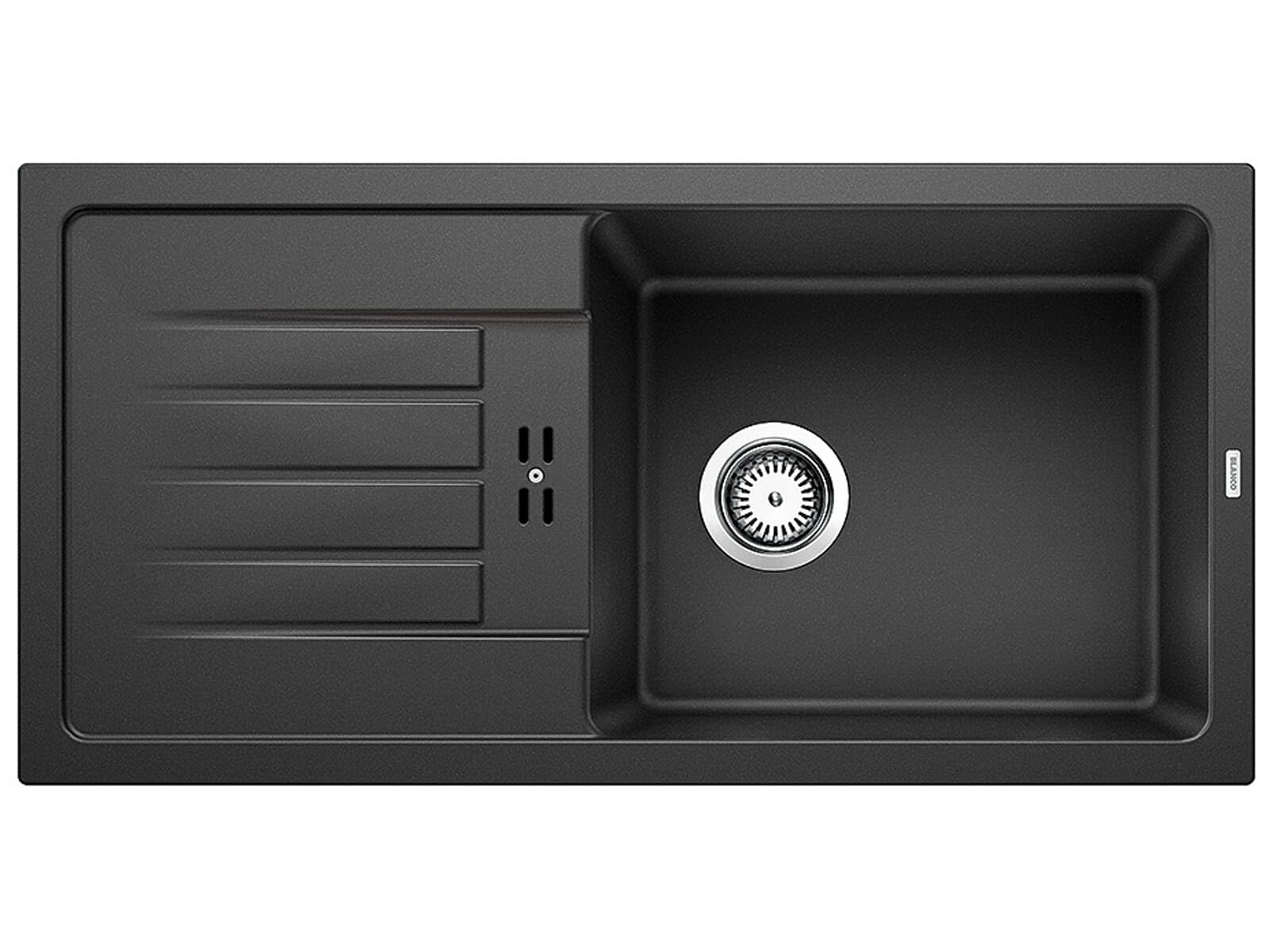 BLANCO FAVUM XL 6 S – Classic Inset Granite Sink – SILGRANIT Starter Model for 60 cm Wide Base Units – Anthracite Grey – 524233