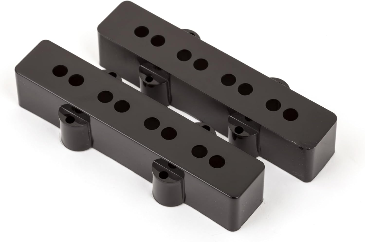 Fender Pure Vintage Pickup Covers, Jazz Bass - Black