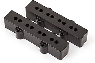 Fender Pure Vintage Pickup Covers, Jazz Bass - Black