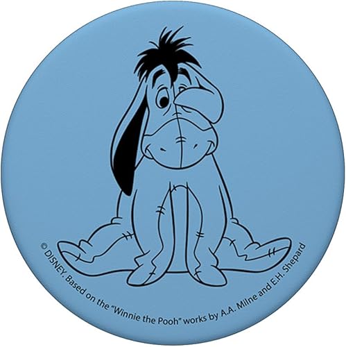 Miniatura 3 de Disney Winnie The Pooh Eeyore Blue Hue Portrait PopSockets intercambiables PopGrip