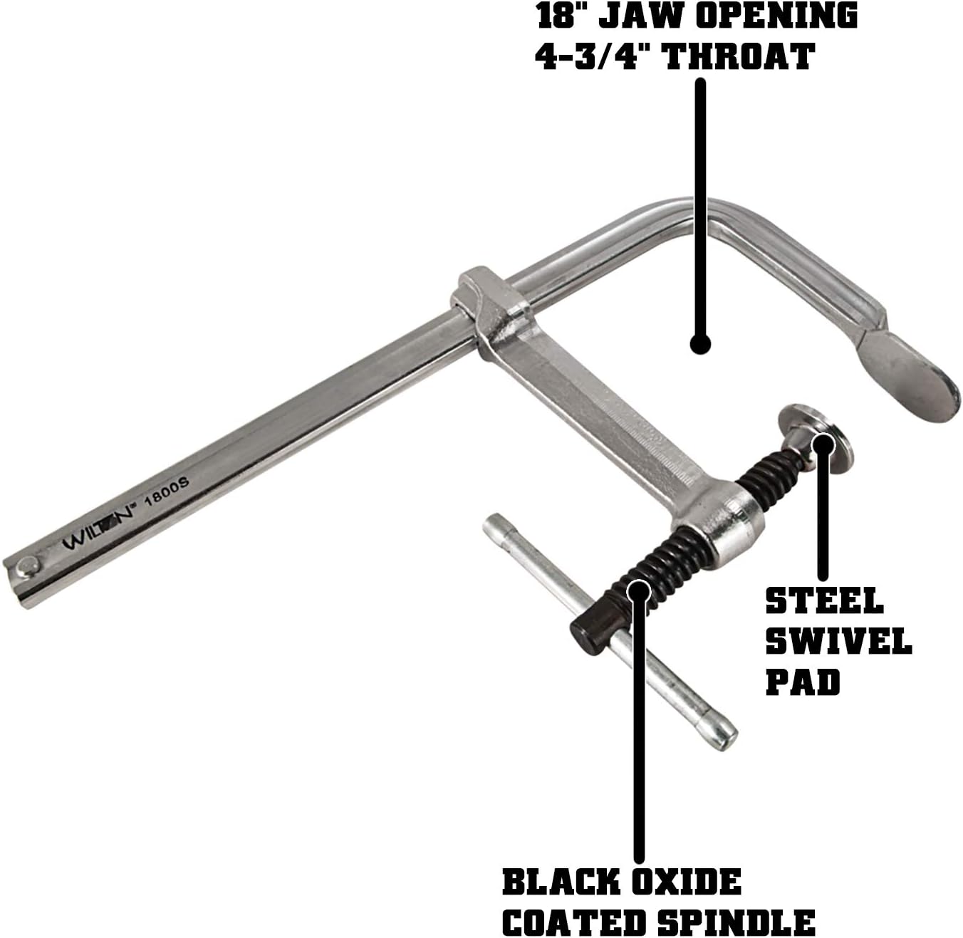 80% оƒƒ Dіѕсоunt Wilton 63192 620, Economy Series L-Clamp 20-Inch Jaw Opening, 4-3/4-Inch Throat Depth