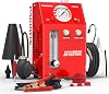 DC 12V Automotive Smoke Machine Leak Detector with Pressure Gauge, EVAP Vacuum Diagnostic Tester for Multifunction Piping System - Red