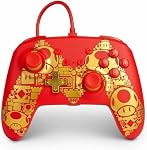 PowerA Enhanced Wired Controller for Nintendo Switch - Golden M, gamepad, wired video game controller, gaming controller