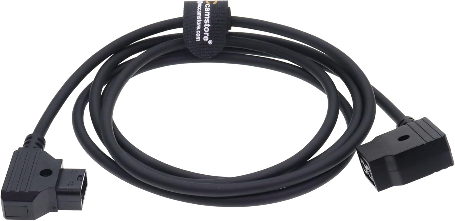 D-tap Male to Female P-tap Extension Power Cable Compatible with DSLR Rig Anton-Bauer IDX V-Mount Gold Mount Battery ARRI Red Camera, 59inch
