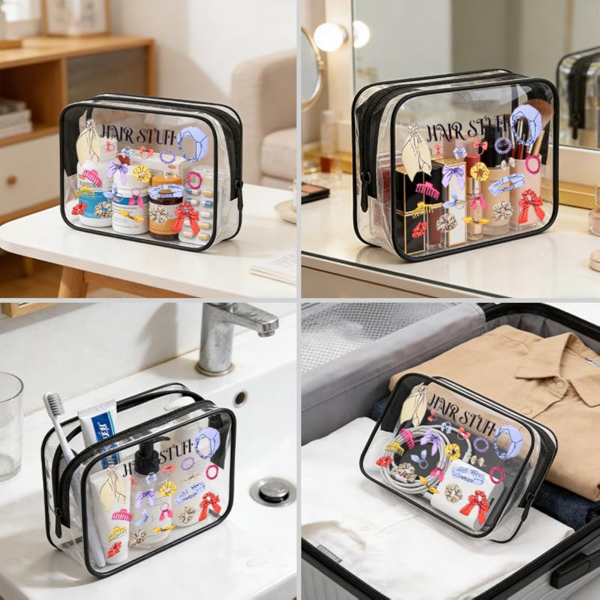Hair Stuff Organizer Bag for Travel