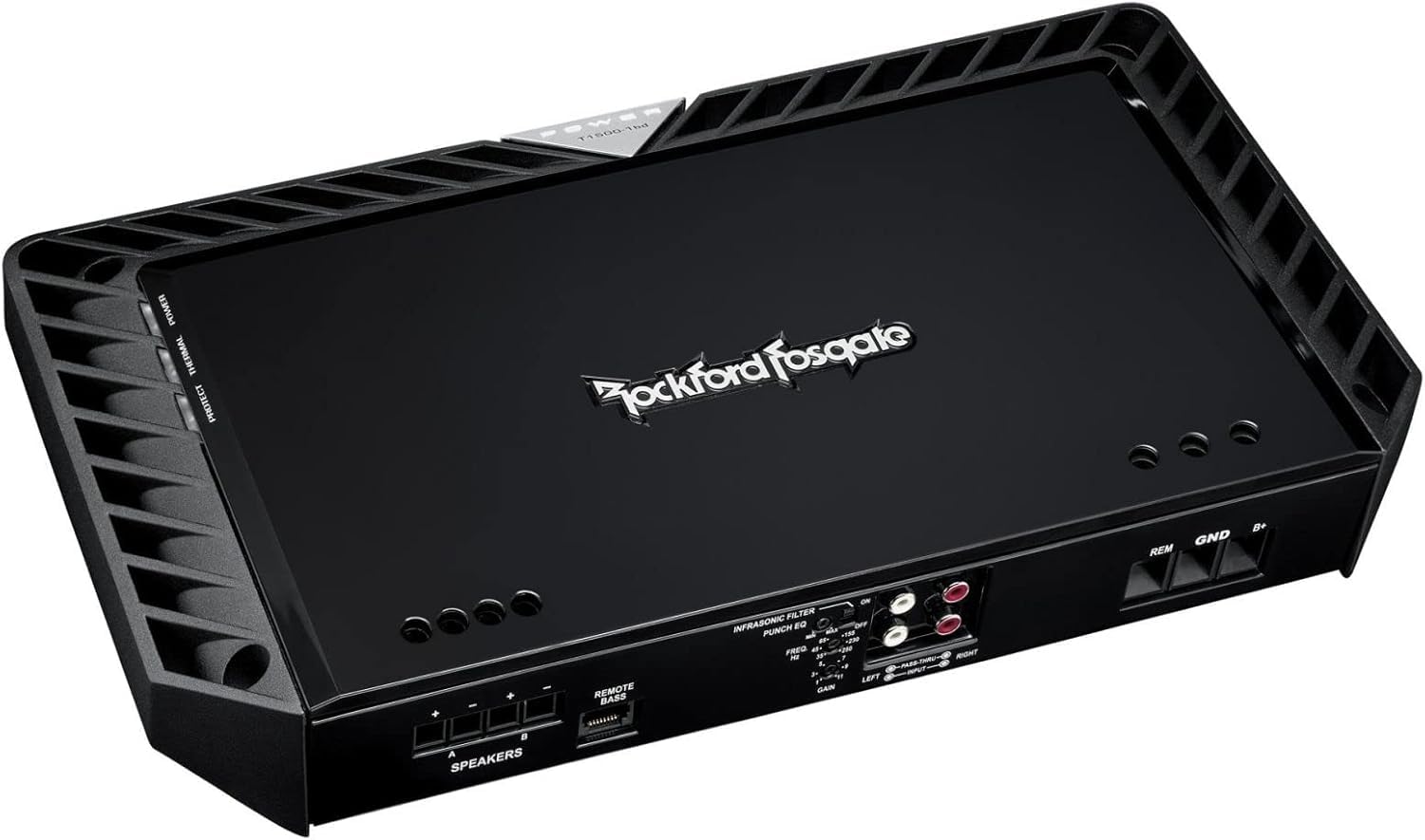 カーオーディオ Rockford Fosgate T1500-1bd Amazon.com: Rockford Fosgate 1500 Watt Mono Amplifier, 2-Ohm