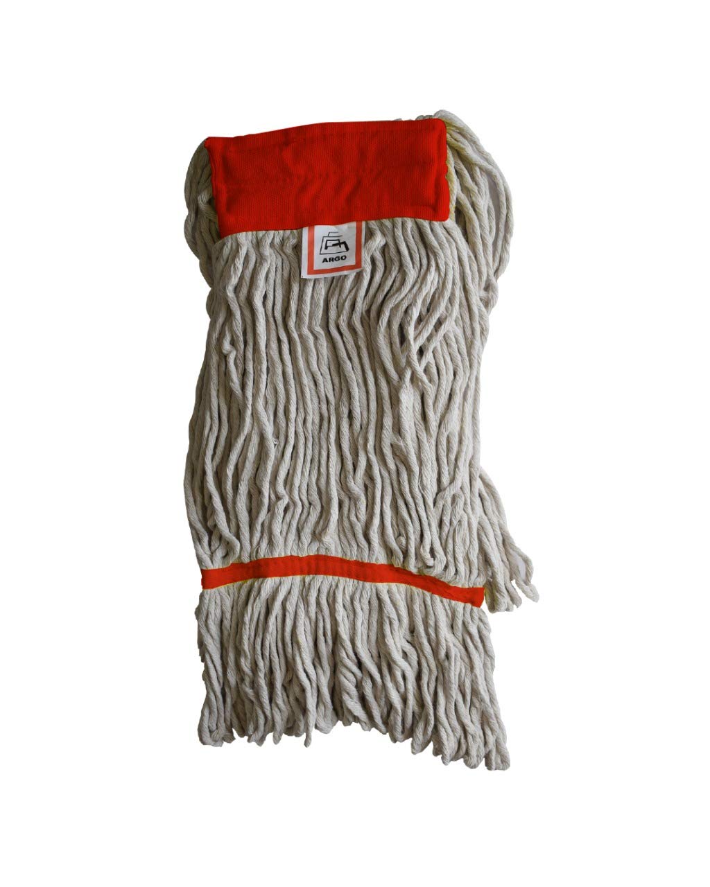 ARGO Cotton Mop with Color Coded Band (Red) pk of 2