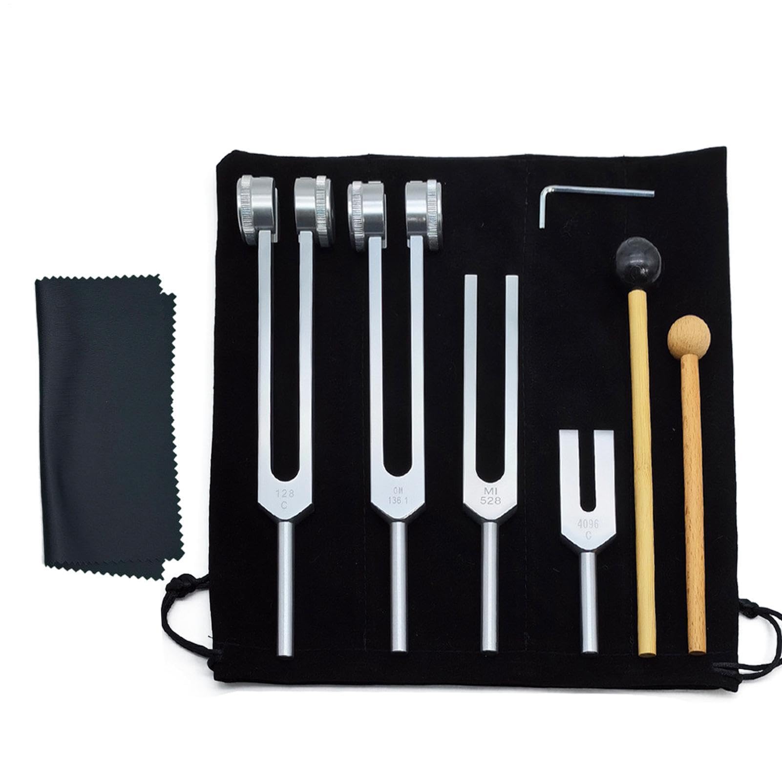 Diapason 128Hz, set di strumenti per la guarigione del suono, strumento multiuso per meditazione e yoga, per principianti ed esperti