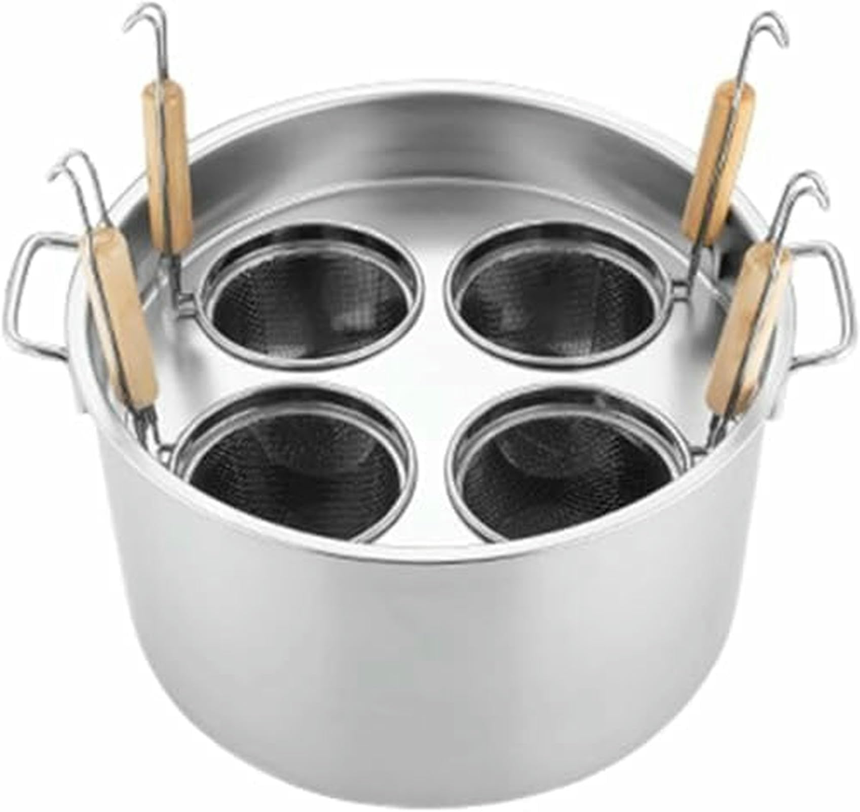 Ensemble d'inserts en pot de pâte multifonction avec passoire intégrée
