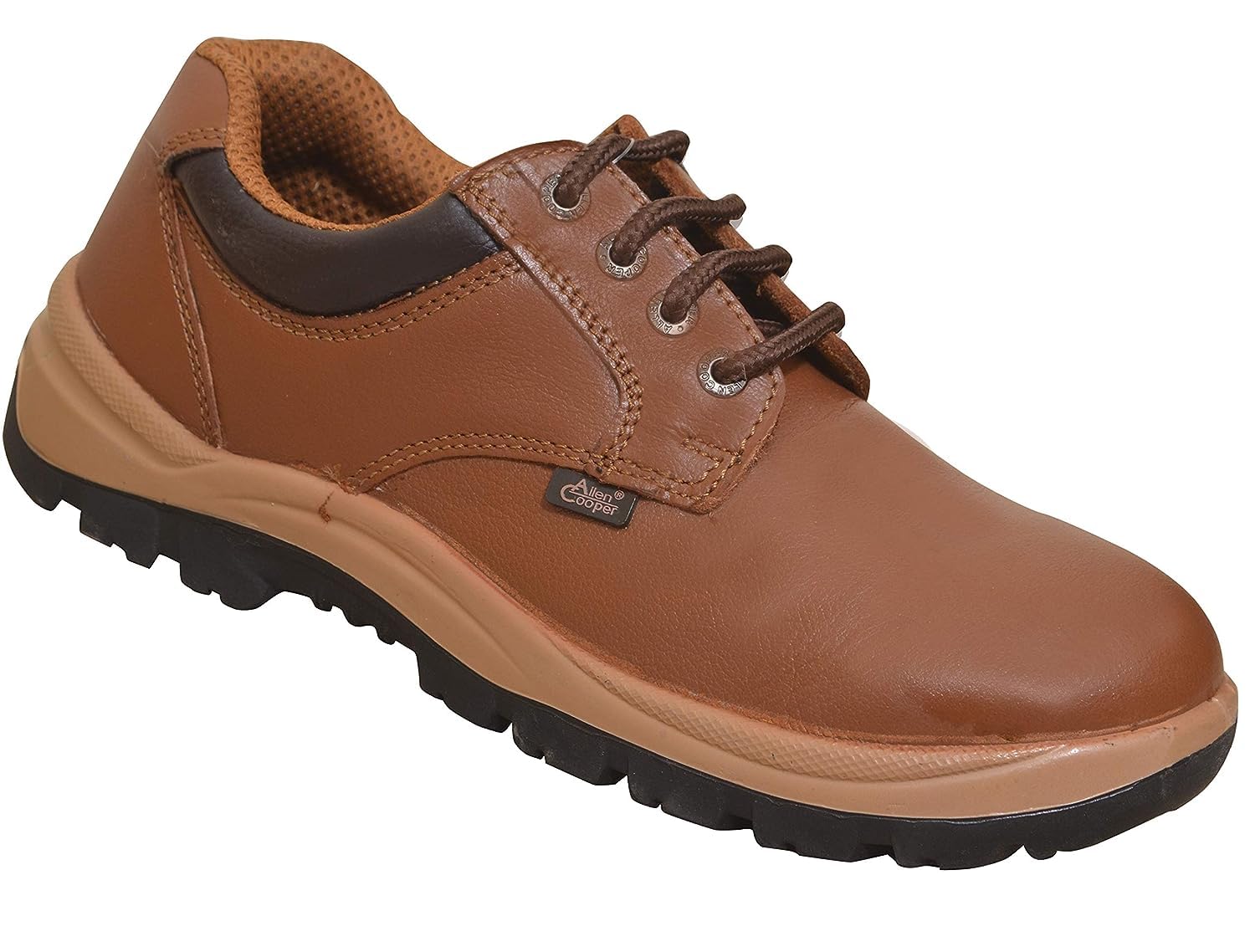 Allen Cooper AC 11102, Limited Edition, Formal Safety Shoe, ISI Marked with is:15298 Part 2, Steel Toe Cap with Impact Resistance of 200J, (Tan, Size 11 UK/India) (B0CHZ2Y75C) Amazon Price History, Amazon Price Tracker