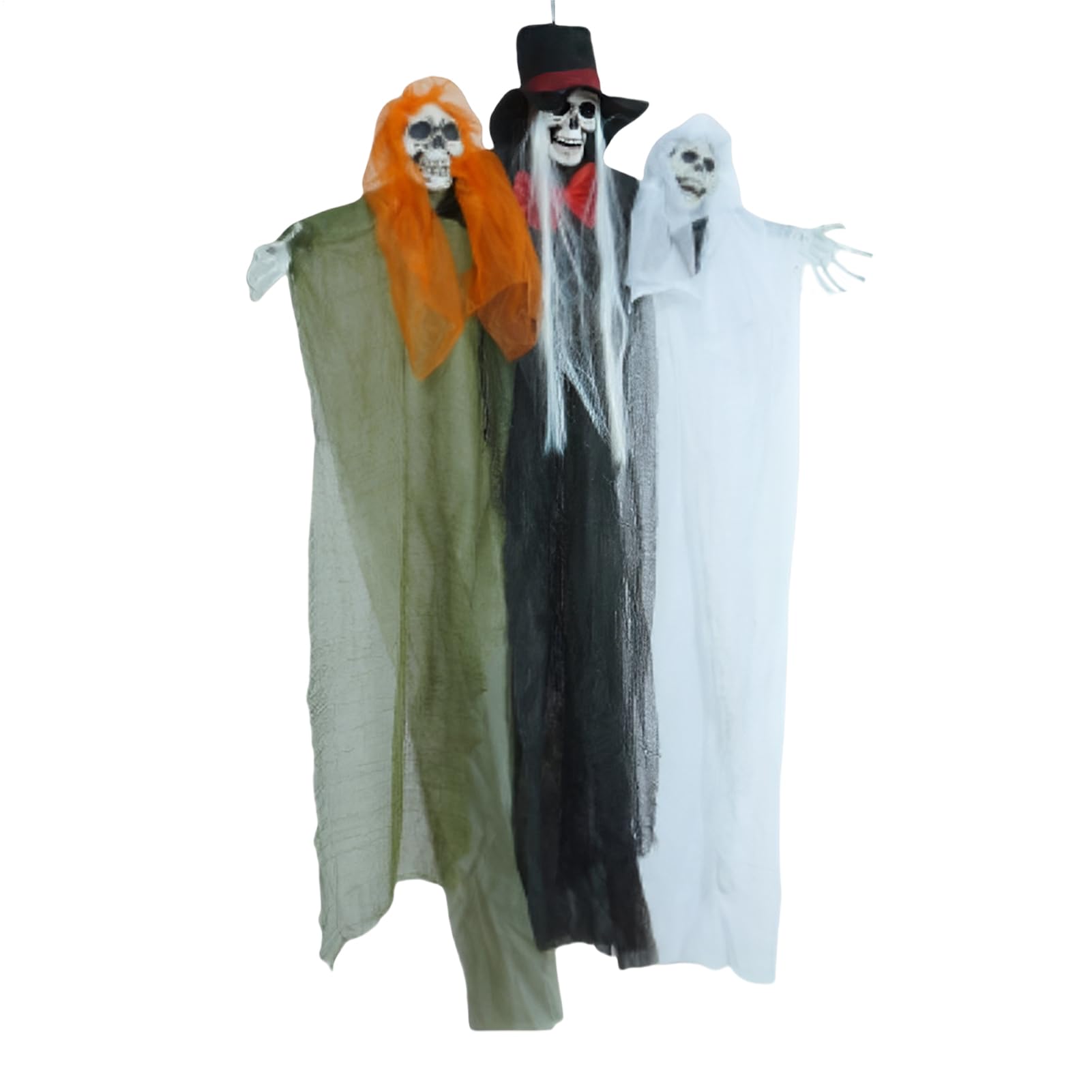 Fantôme suspendu Halloween effrayant grand format pour cour et salon