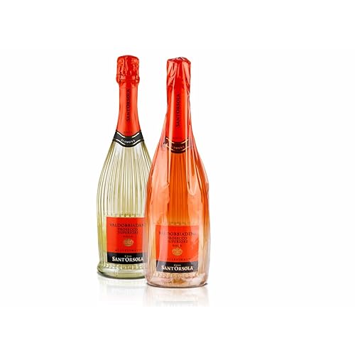 Sant'Orsola - Valdobbiadene Prosecco D.O.C.G. Superiore Millesimato Extra Dry, da Uva Glera, Sapore Fresco, Armonico, Sapido e Bilanciato, 1x750 ml