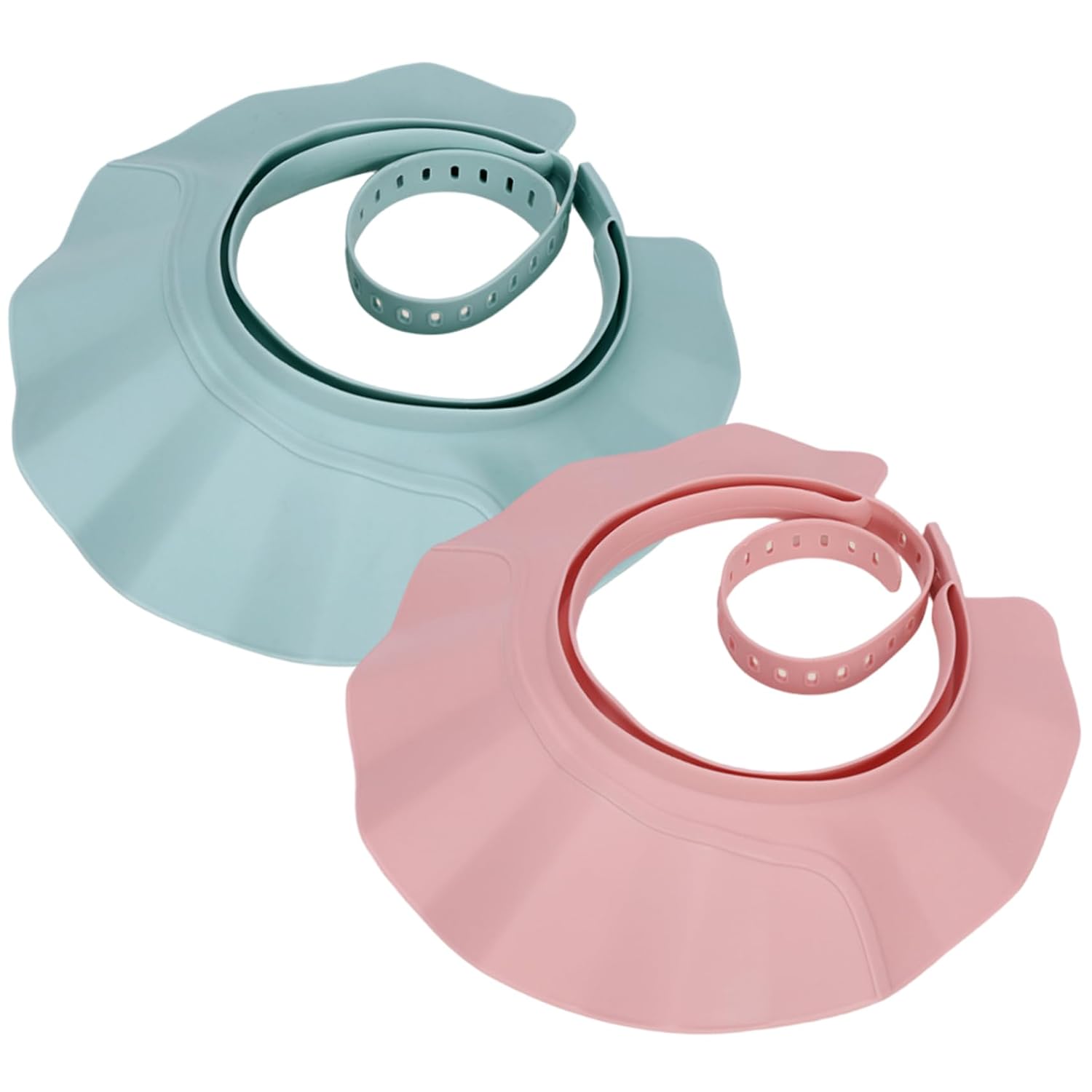 2Pcs Baby Shower Cap, 21-Level Adjustable Toddler Hair Washing Shield with Wide Brim, Non-Slip Shampoo Buddy for Kids, Comfort Bathroom Supplies for Kids, Adults, Elderly image 4