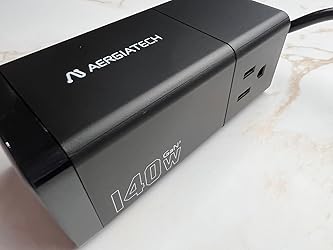 Amazon.com: Aergiatech USB C Power Strip 140W, USB C Charging Station ...