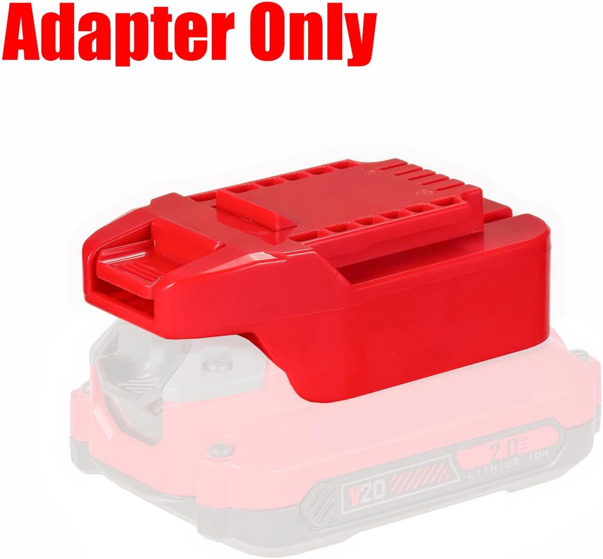 1x Adapter Upgrade for Ba uer 20V Cordless Tools, Compatible with Craftsman V20 New 20V Batteries - Adapter Only