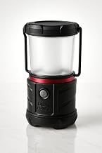Dual Power LED Camping Lantern Flashlight, 1250 Lumens, 5 Light Modes, Runs on D Alkaline or Rechargeable Battery, Water-Resistant Emergency Area Light, Compatible with Coast Systems