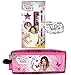 Produktbild 5 tlg. - VIOLETTA - Set - Schlamper-Etui + 4 tlg. Schreibset - Federmäppchen, Schlamper-Rolle, Federtasche für die Schule