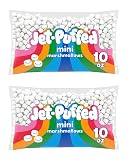 Jet Puffed Mini Marshmallows 10 oz Pack of 2 w/Exit 28 Bargains Sticker