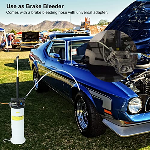 Easyberg Pneumatic/Manual 6.5L Oil Extractor Oil Changer Vacuum Fluid Petrol Fuel Extractor Automotive Oil Extractor Pump Manual Fluid Extractor Pump Tank Remover #TOP6