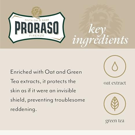 Proraso Shaving Soap in a Bowl, Sensitive Skin + Professional Shaving Brush