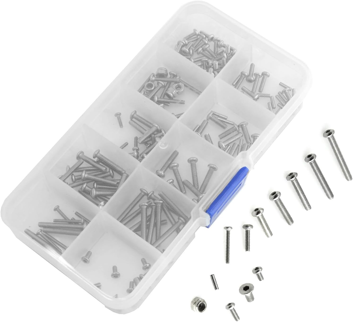 1/18 RC Car Replacement Screw Hard Screw Set M1.6 M2 M2.5 for TRX4M 1/18 RC Crawler