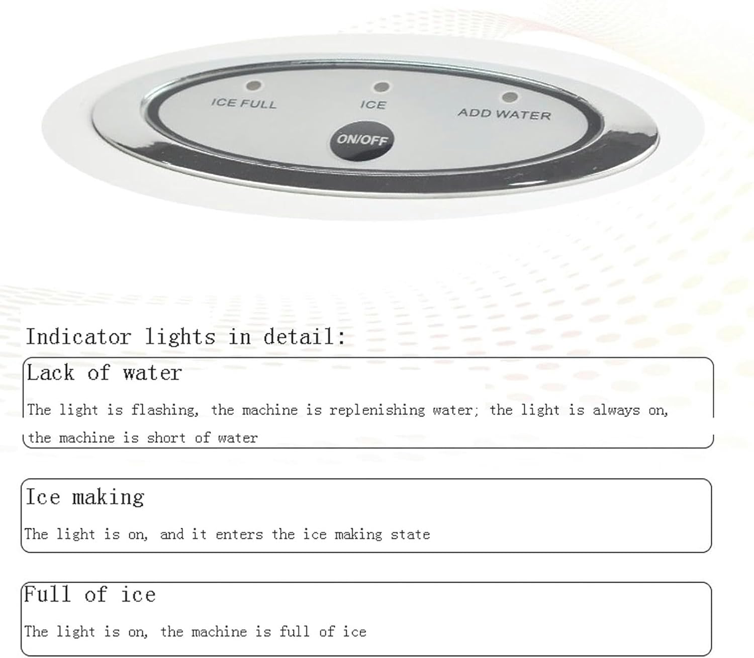 AMNOOL Machine to Make Ice On Counteract