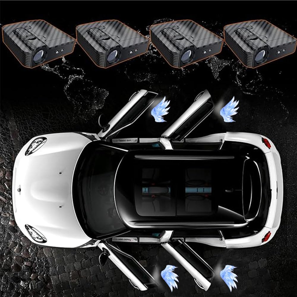 FOLGEMIR autodeur logo licht, 12V Led auto projector, ghost shadow welkomstverlichting, 5e generatie Ghost schaduwlamp, universeel voor alle auto's (Logo 072 - Punisher FOLGEMIR autodeur logo licht, 12V Led auto projector, ghost shadow welkomstverlichting, 5e generatie Ghost schaduwlamp, universeel voor alle auto's (Logo 072 - Punisher