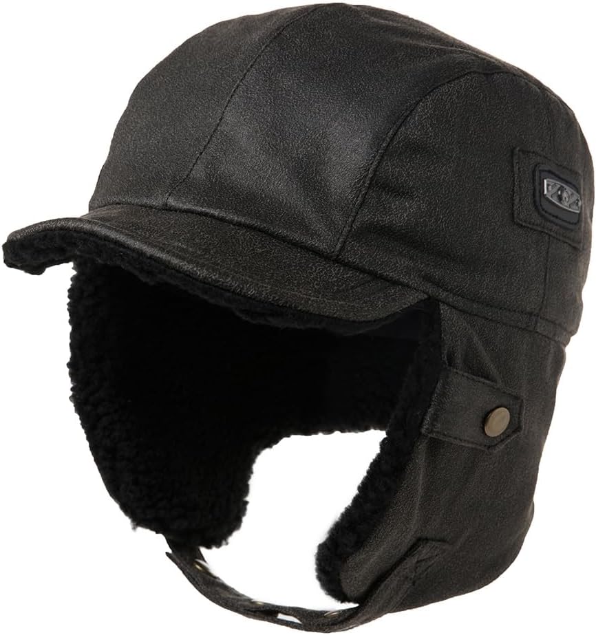 Thermal Hat, Pilot Cap, Flight Cap, Russian Hat, Ear Muffs, Thermal, Waterproof, Unisex, Playing in Snow, Snowboarding, Cycling, Outdoors, Mountain Climbing, Autumn and Winter
