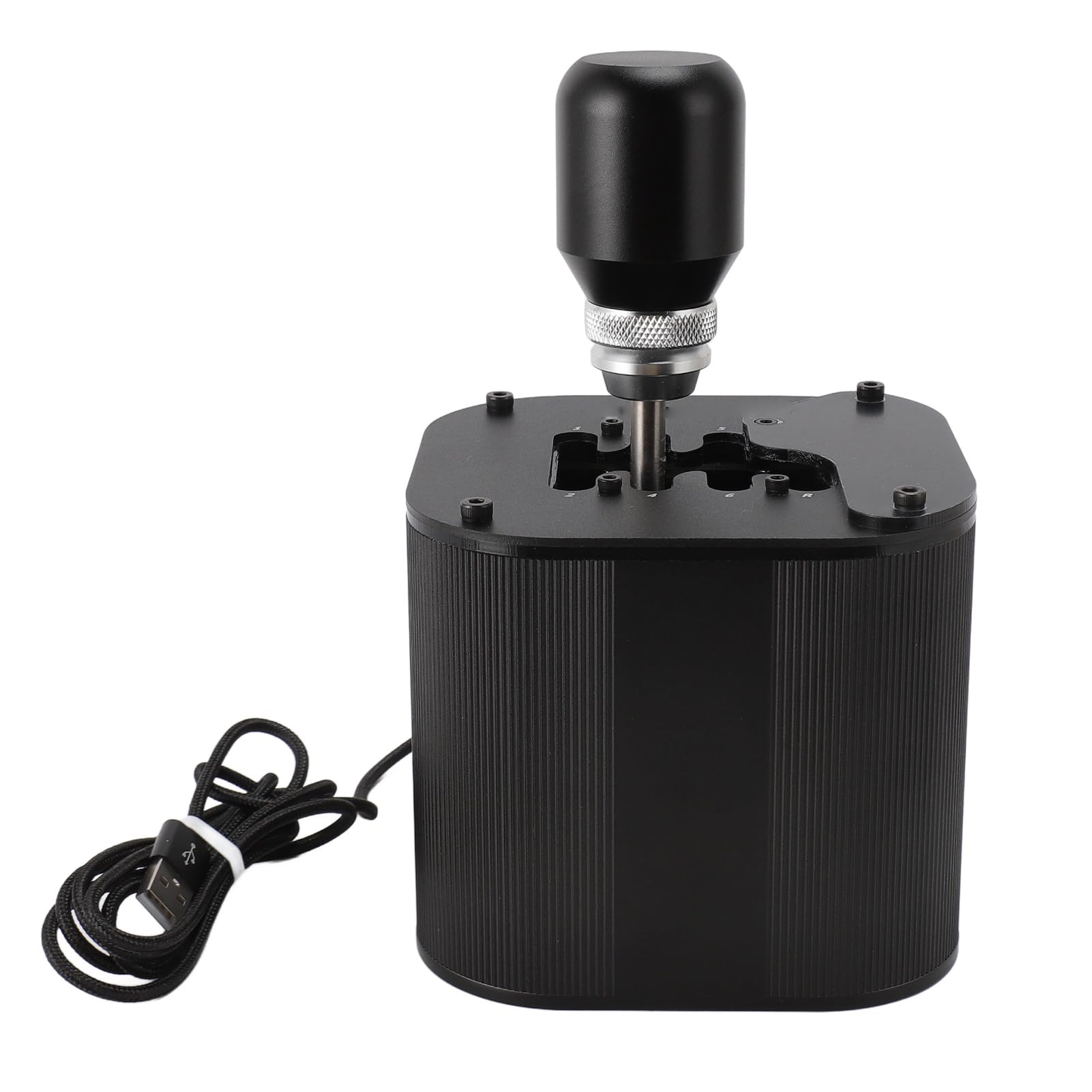Generic Dźwignia Zmiany Biegów USB Truck Simulator Profesjonalna Dźwignia Zmiany Biegów Wyścigów dla Plug and Play do Gier Komputerowych, Konstrukcja ze Stopu Aluminium