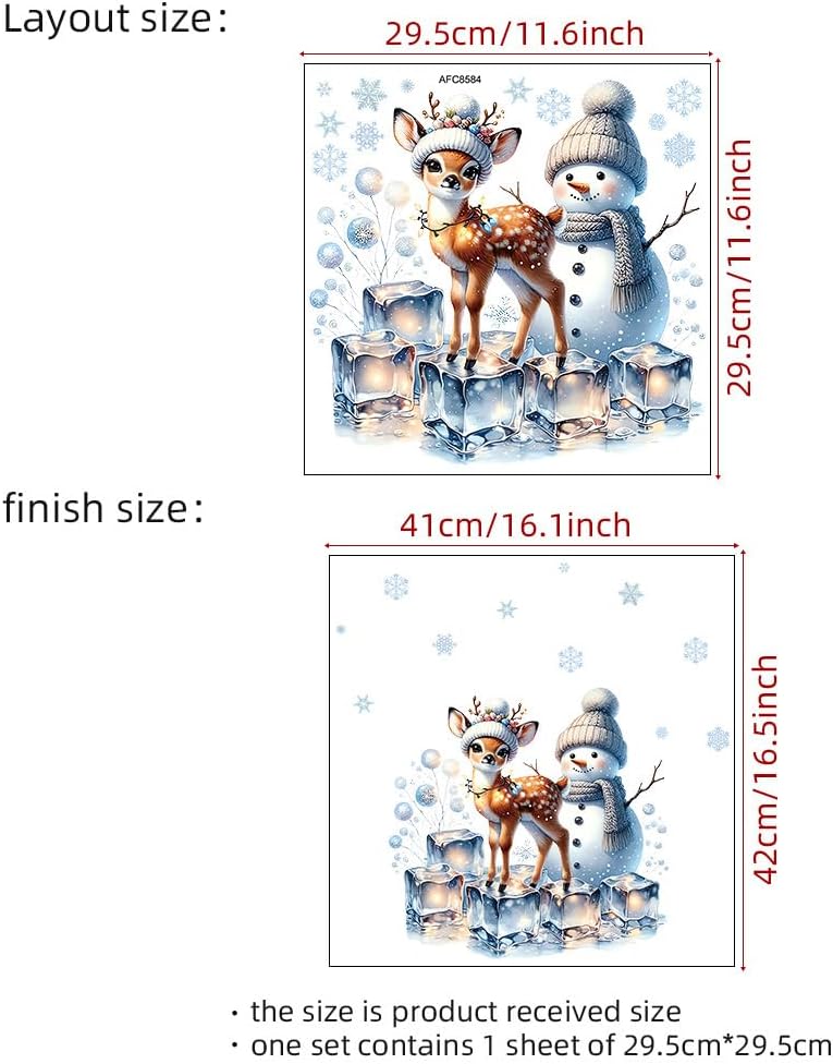 3 Sheets Christmas Toilet Stickers Decals Self-Adhesive Snowman Design Toilet Lid Seat Cover Stickers for Merry Christmas Party Xmas Bathroom Home Wall Decoration