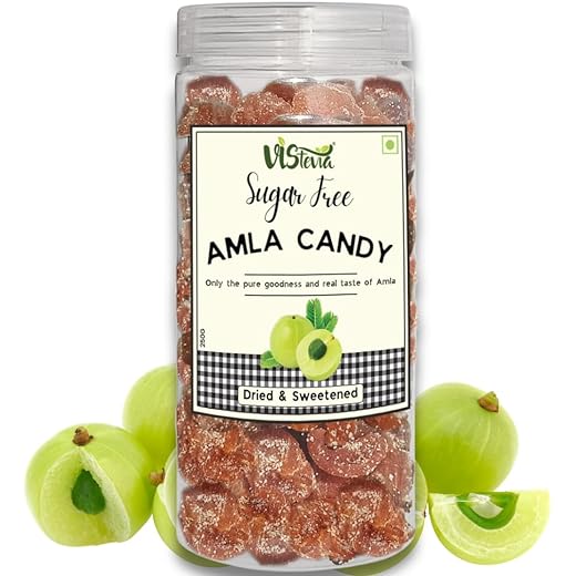VIStevia Amla Candy - Sugar Free - 250 GM