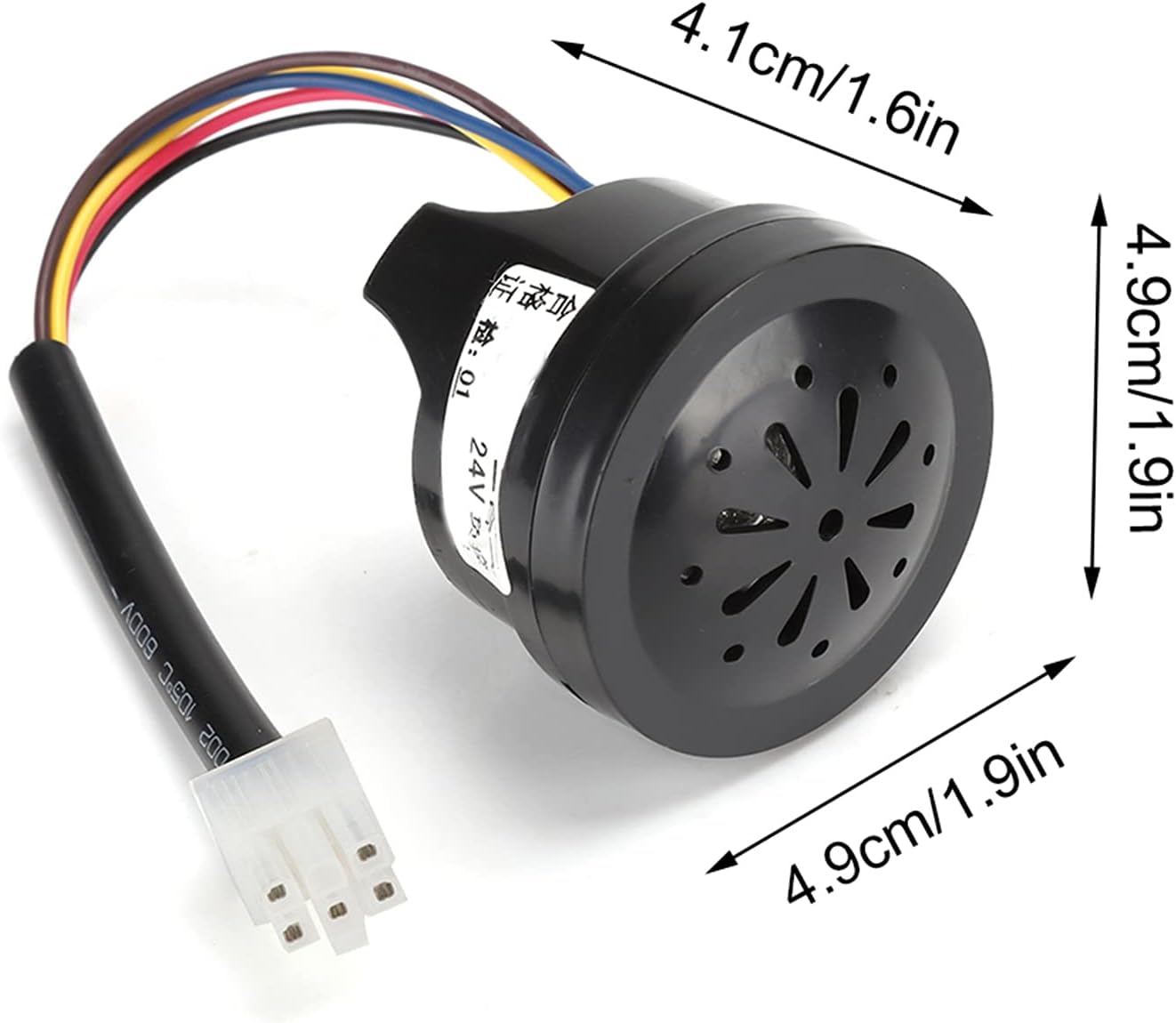 YUYTE Electric Mobility Scooter Horn, 120dB Loud, Universal Fit, Modern Style, Black, defult, default - Image 5
