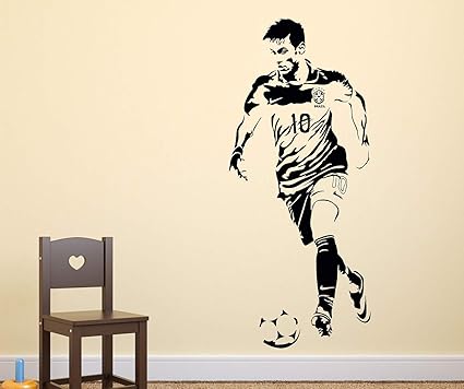 HAPPYSTICKY Lionel Messi Large Vinyl Wallsticker for Home Decoration (50 cm x 110 cm)57-HAP-LM-3548