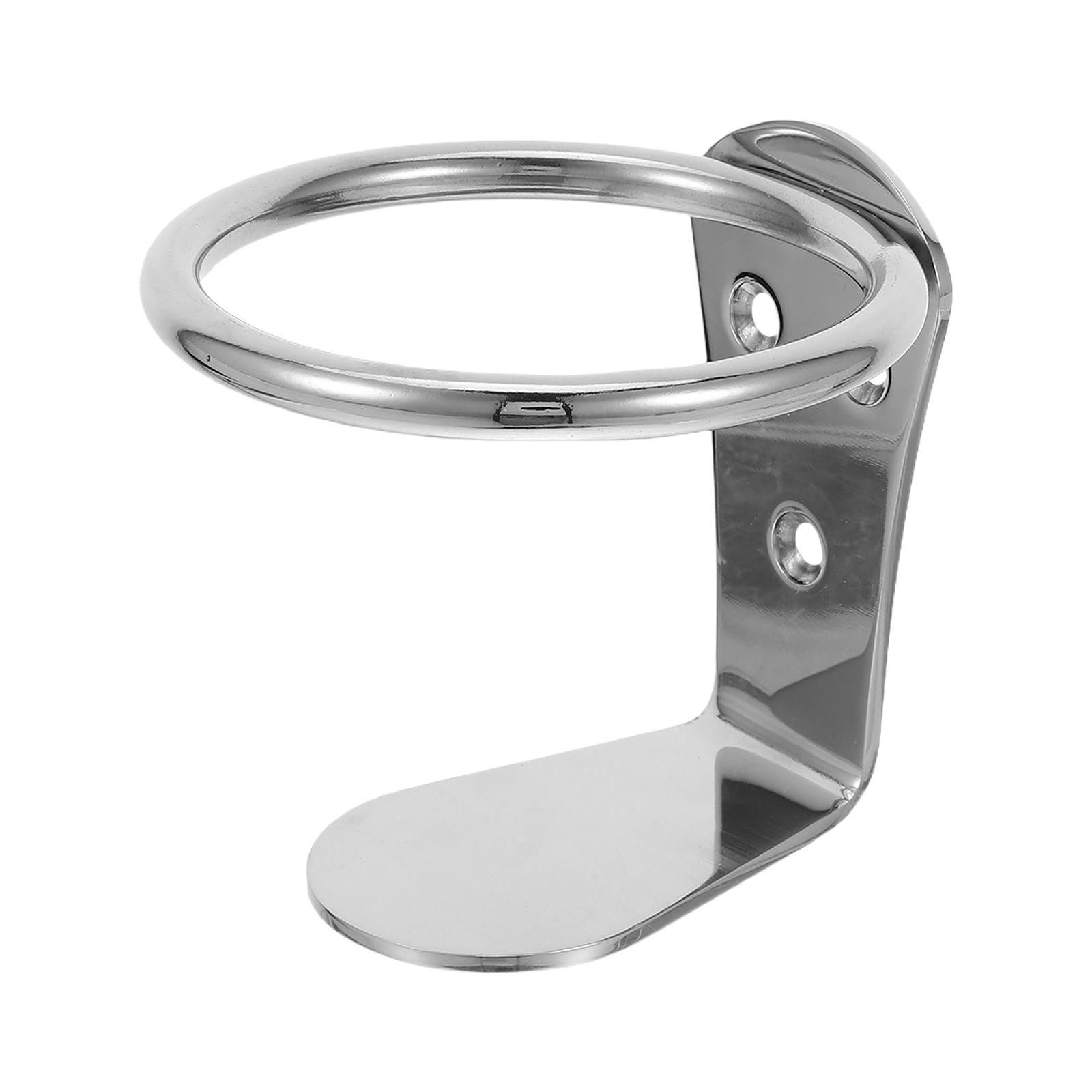 BESTonZON Supporto da parete in acciaio inox per barche yacht Rv resistente alla corrosione Robusto bicchiere portabottiglie