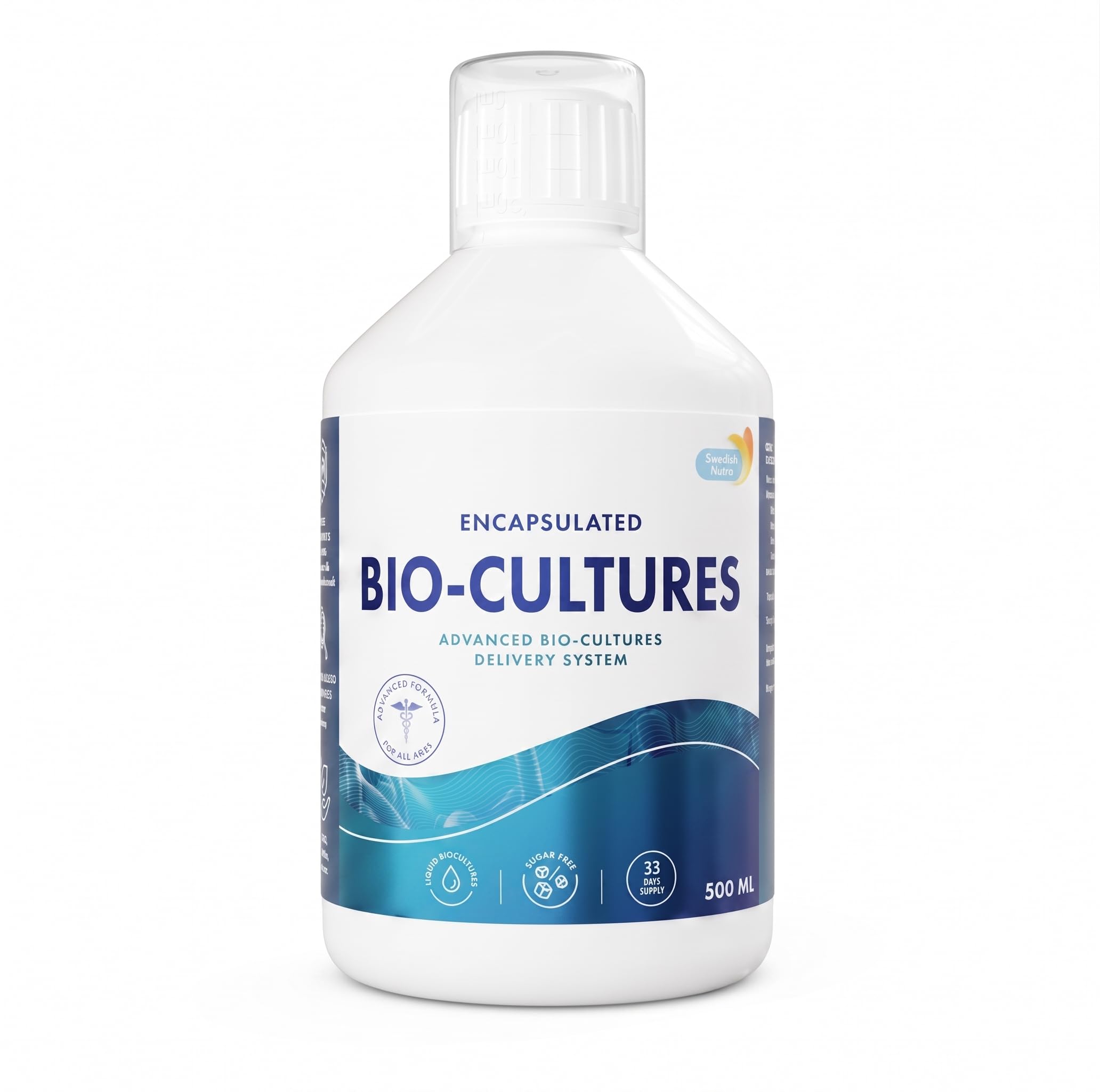 Swedish Nutra Encapsulated Biocultures, 500 ml, 33 Day, 10 Billion CFU